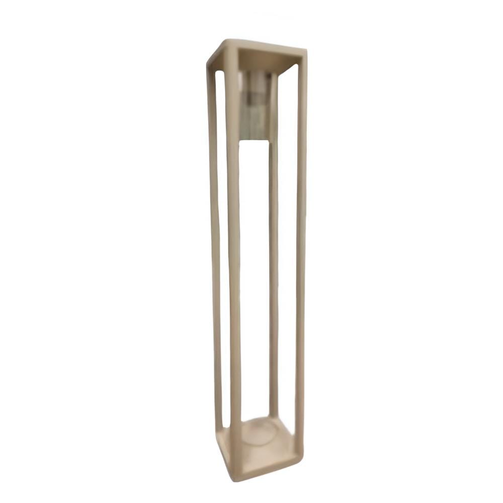 YETPLUS BOLLARD BL3307 H80 E27 STONE GREY 80CM