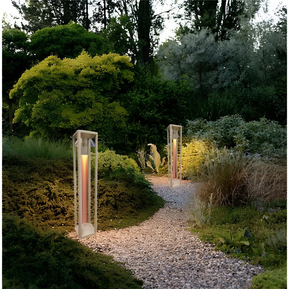 YETPLUS BOLLARD BL3307 H80 E27 STONE GREY 80CM