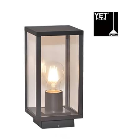 YETPLUS GATE LAMP G3310 H245 E27 STONE GREY