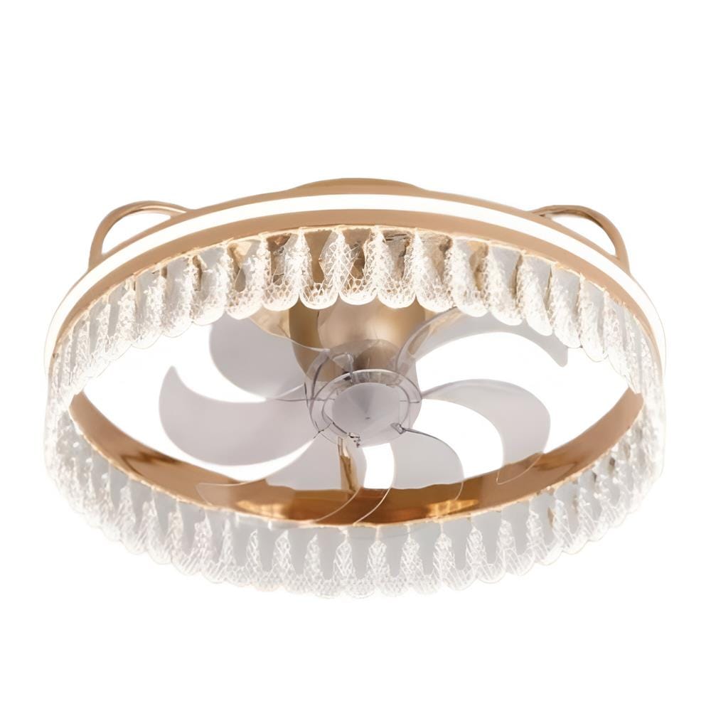 YIVA CEILING FAN LED DECORATIVE CL2001 65W 3C GOLD