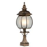PRE-ORDER BRIGHT OBJECTIVES GATE LAMP 8803/S 755MM E27 ANTIQUE BRASS