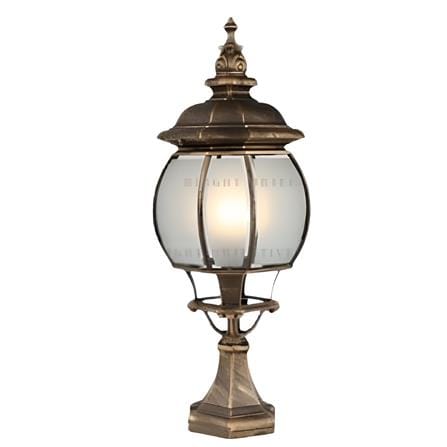 PRE-ORDER BRIGHT OBJECTIVES GATE LAMP 8803/S 755MM E27 ANTIQUE BRASS