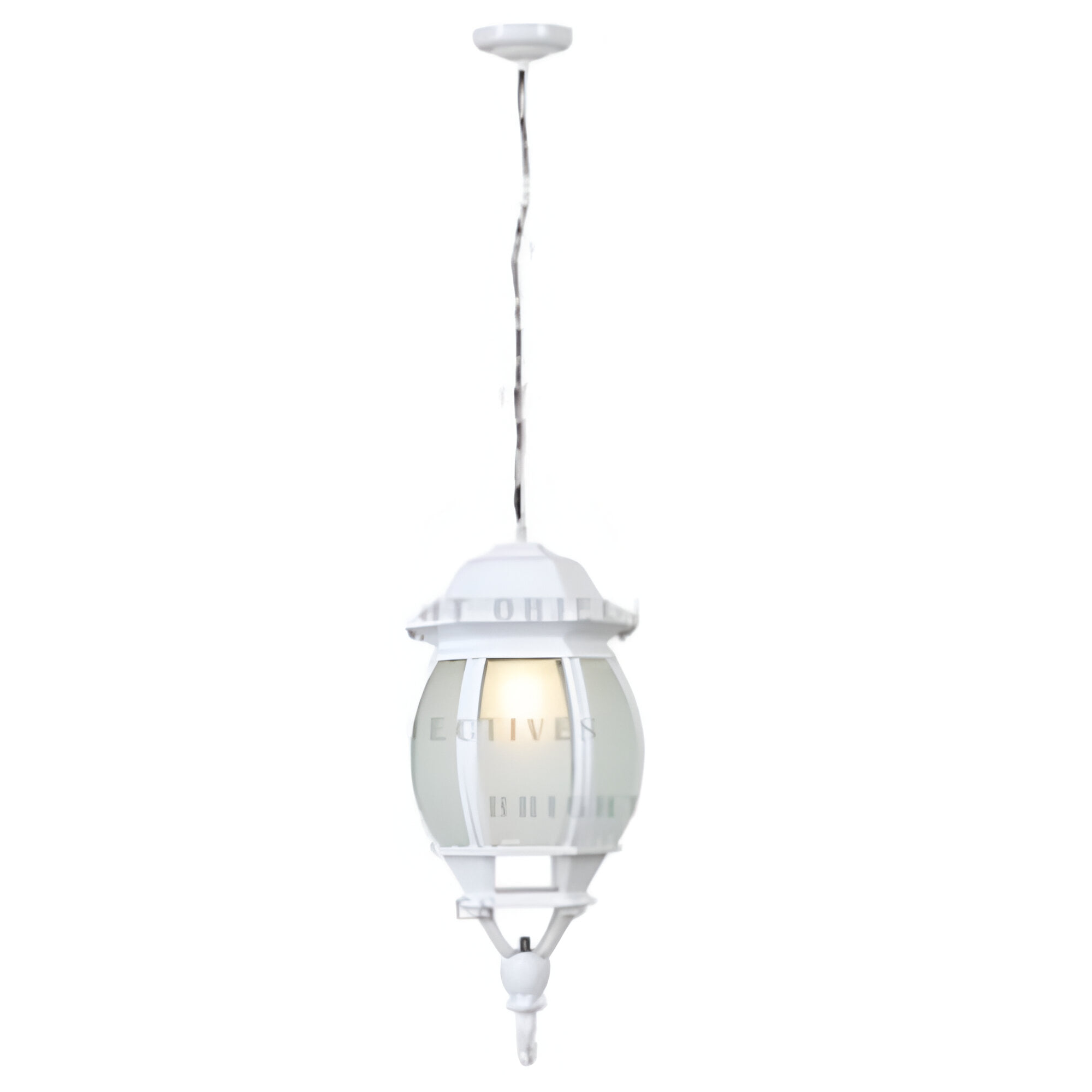 BRIGHT OBJECTIVES PENDANT OUTDOOR LAMP 8804/P 900MM E27 WHITE