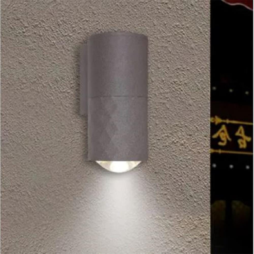 YETPLUS WALL OUTDOOR W1118-1 GU10 STONE GREY