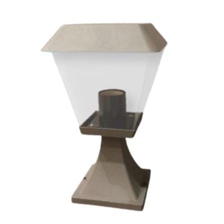 YETPLUS GATE LAMP G3303-S E27 STONE GREY