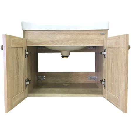 VANITY WASHBASIN WITH CABINET MOYA VC-06 WOODEN BROWN [EXCLUSIVE FROM HOMEPRO THAILAND]