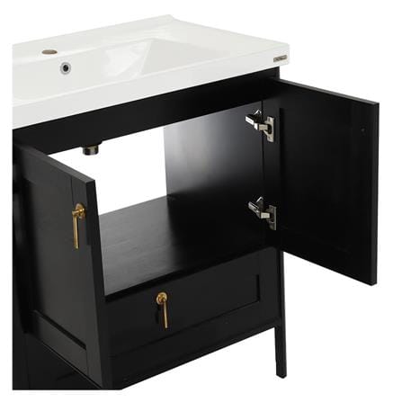 VANITY WASHBASIN WITH CABINET MOYA A194 BLACK [EXCLUSIVE FROM HOMEPRO THAILAND]