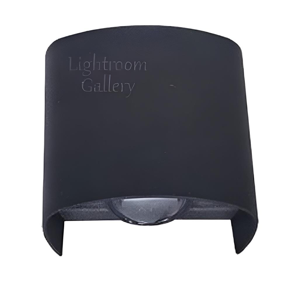 YETPLUS WALL OUTDOOR W7000-2 2x1W WARM WHITE (3000K) GLITTERING BLACK