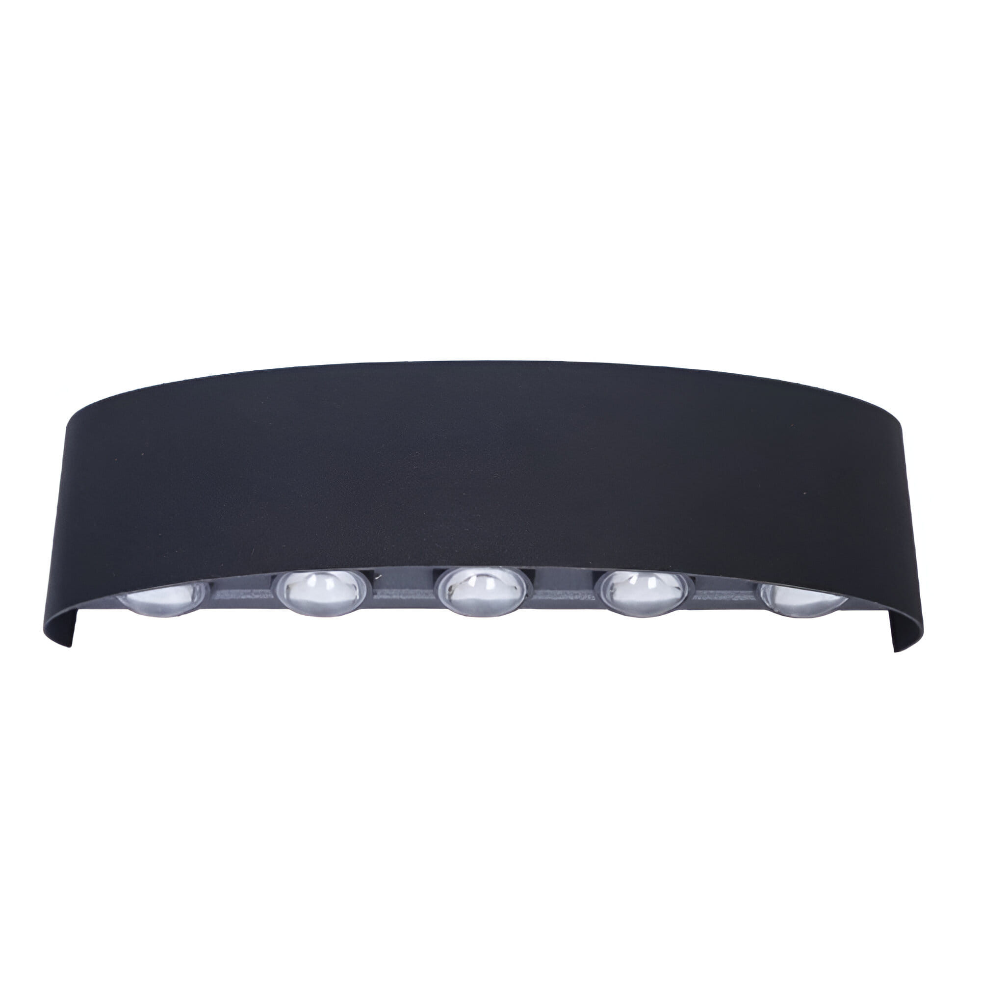YETPLUS WALL OUTDOOR W7000-10 2x5W WARM WHITE (3000K) GLITTERING BLACK