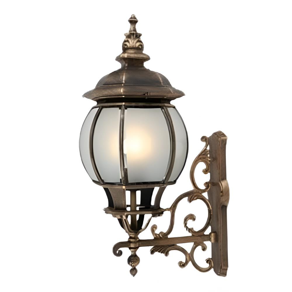 PRE-ORDER BRIGHT OBJECTIVES WALL OUTDOOR 8803/W 735MM E27 ANTIQUE BRASS