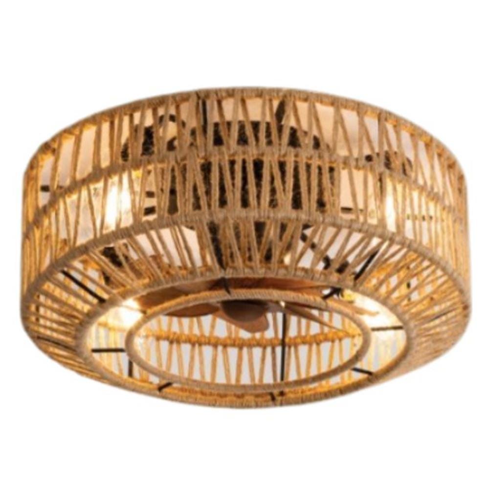 YIVA CEILING FAN LED DECORATIVE CL2003 15W 2500k LIGHT BROWN