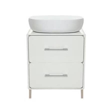 VANITY WASHBASIN WITH CABINET MOYA VC-1322 WHITE