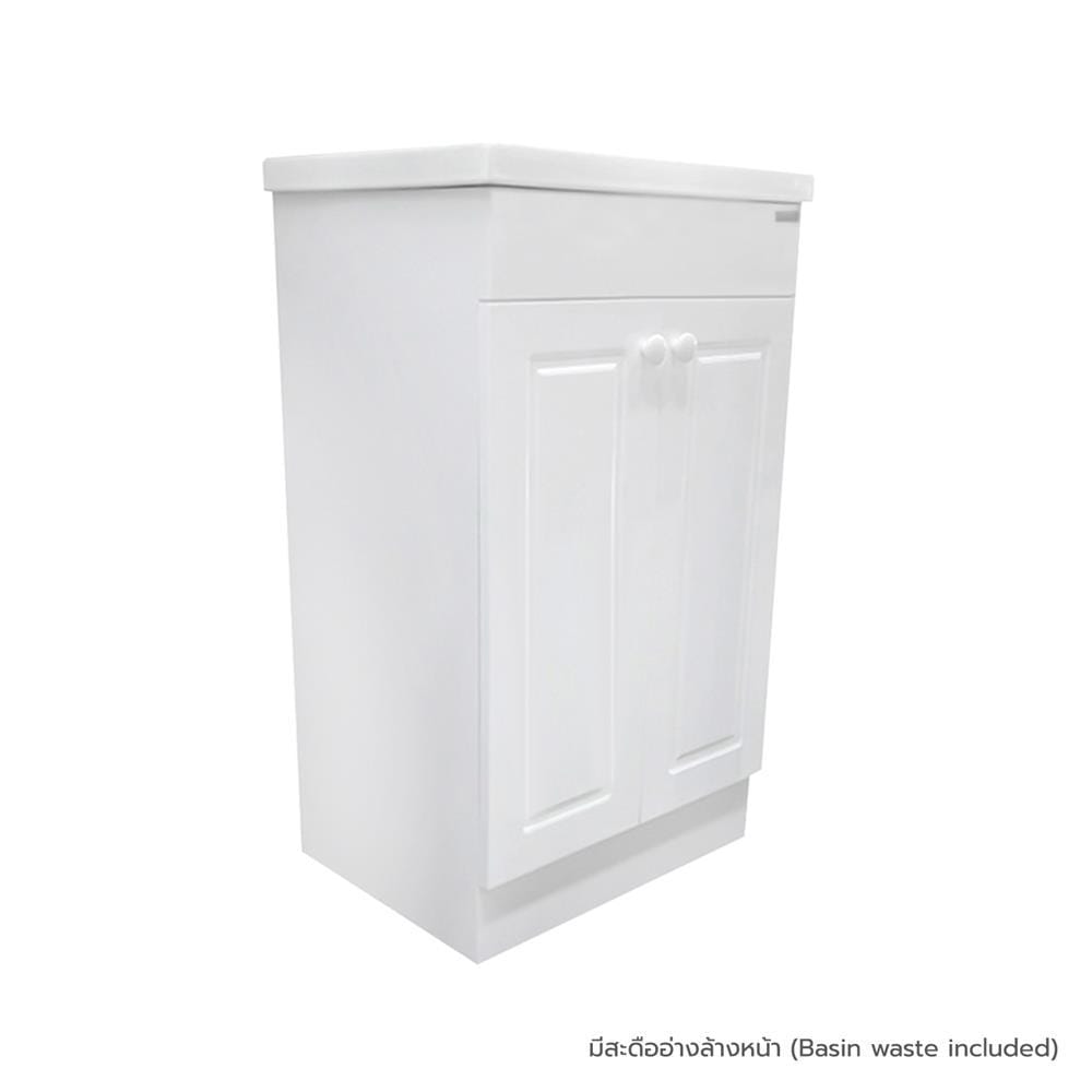 VANITY WASHBASIN WITH CABINET MOYA VC-15017 WHITE [EXCLUSIVE FROM HOMEPRO THAILAND]
