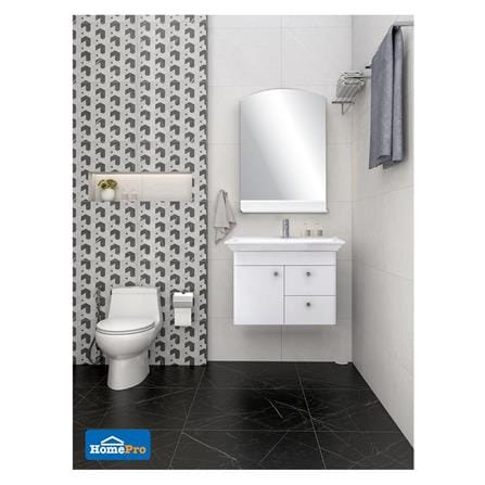 VANITY WASHBASIN WITH CABINET MOYA VC-11008 WHITE [EXCLUSIVE FROM HOMEPRO THAILAND]