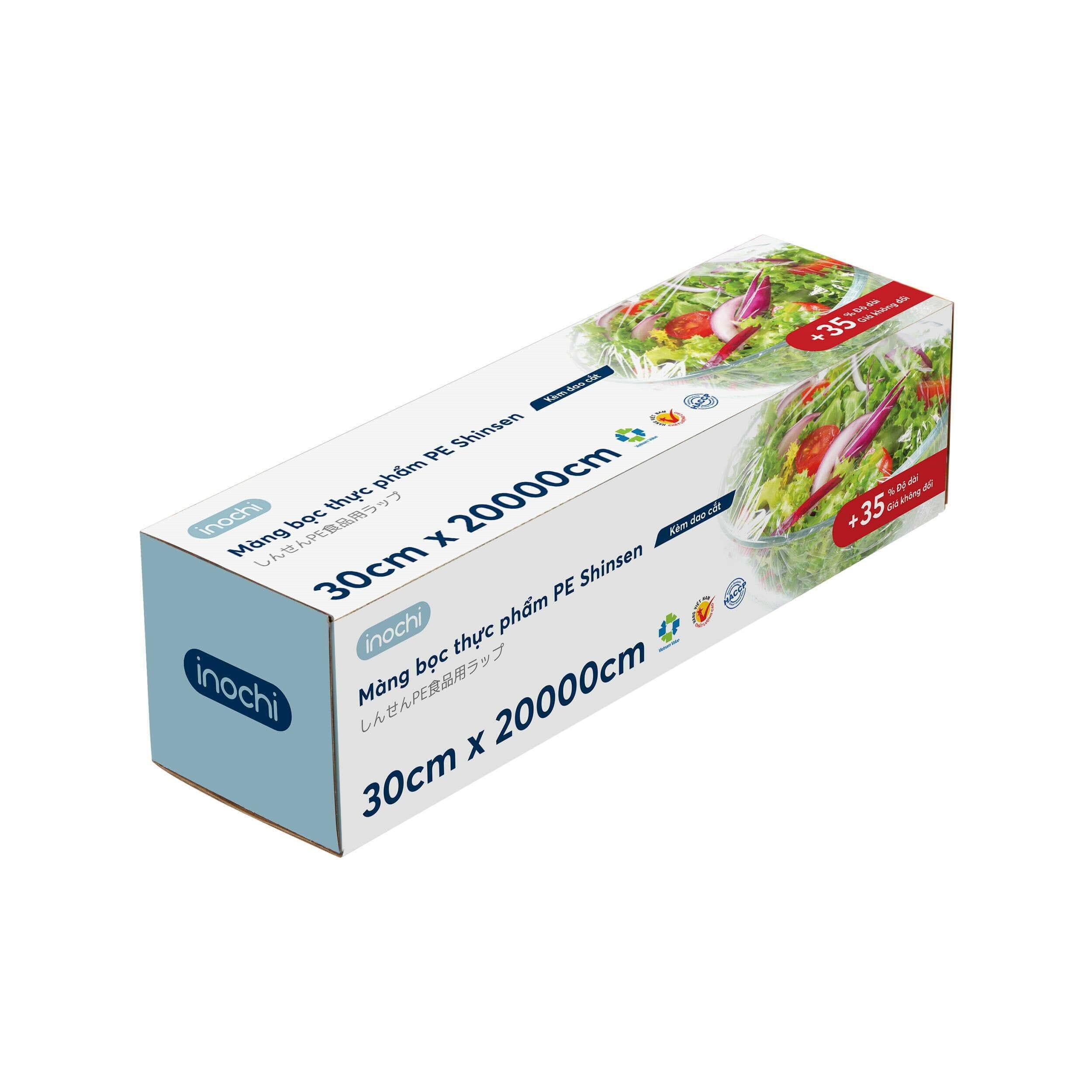 INOCHI SHINSEN FOOD WRAP 30CM X 20000CM