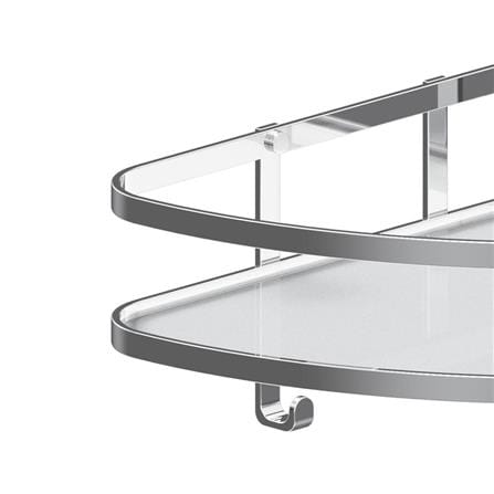 1-TIER GLASS CORNER SHELF MOYA NXT-BK-005SPH [EXCLUSIVE FROM HOMEPRO THAILAND]