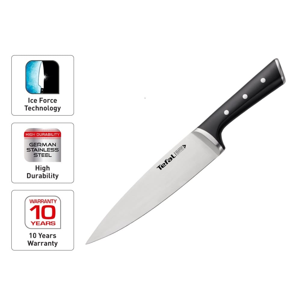 TEFAL ICE FORCE CHEFE KNIFE 20CM K23202