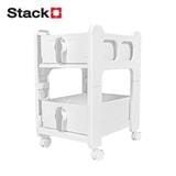 2-TIER DRAWER UNIT STACKO VIVE 29X39X50CM WHITE [EXCLUSIVE FROM HOMEPRO THAILAND]