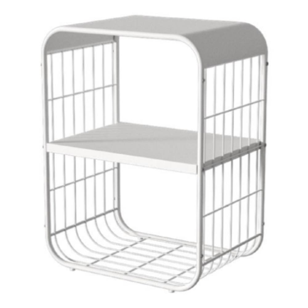 2-TIER SHELF MELLOW 43X30.5X57CM WHITE
