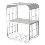 2-TIER SHELF MELLOW 43X30.5X57CM WHITE