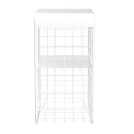 2-TIER SHELF MELLOW 43X30.5X57CM WHITE