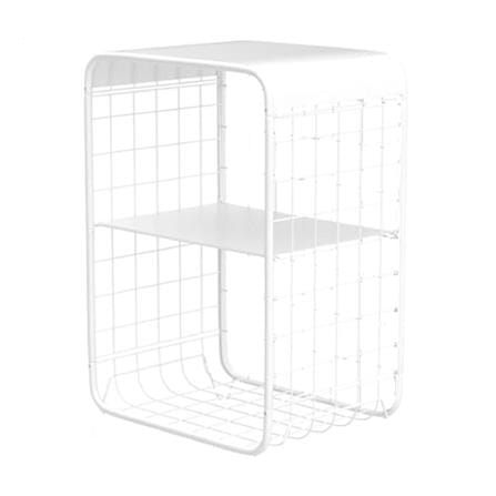 2-TIER SHELF MELLOW 43X30.5X57CM WHITE