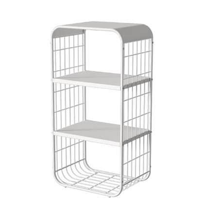 3-TIER SHELF MELLOW 43X30.5X84CM WHITE
