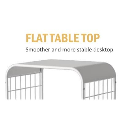 3-TIER SHELF MELLOW 43X30.5X84CM WHITE