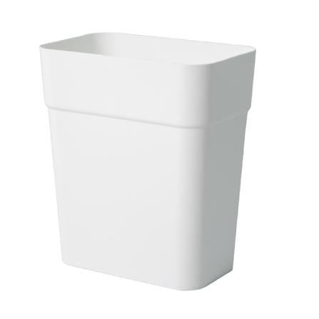 DUSTBIN SQUARE ACCO 10L WHITE