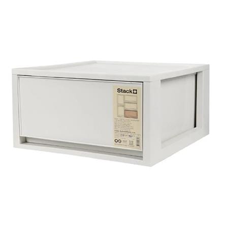 DRAWER BOX STACKO CIRCULAR SIZE L 34.2X36.5X18CM GREY