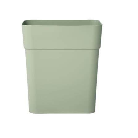 CIRCULAR DUSTBIN SQUARE ACCO 10L GREEN