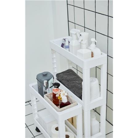 3TIER SHELVES MONO 48X18X76  WHITE