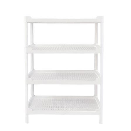 PLASTIC SHELF HH-1066/4 65x30x89.5CM WHITE