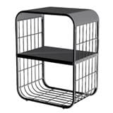 2-TIER SHELF MELLOW 43X30.5X57CM GREY