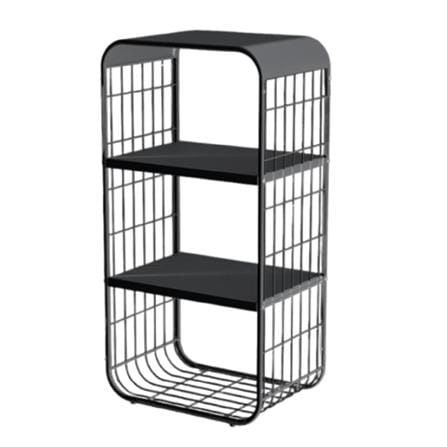 3-TIER SHELF MELLOW 43X30.5X84CM GREY