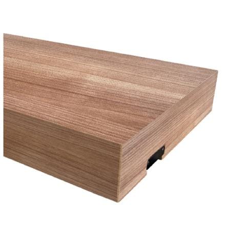 FLOATING SHLEF+LED 80X24X5CM DARK WALNUT