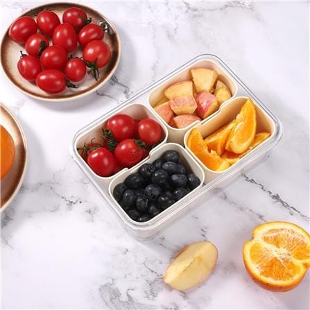 FRIDGE STORAGE BOX WITH 4 COMPARTMENT 1000ML