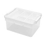 STORAGE BOX L 50.5X37X29.3CM STACKO CLEAR