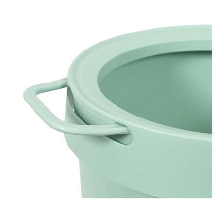 DUSTBIN ROUND VIVE ACCO 9L GREEN 23.5X27CM
