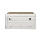 STORAGE BOX GLAM M 53X35X29CM WHITE