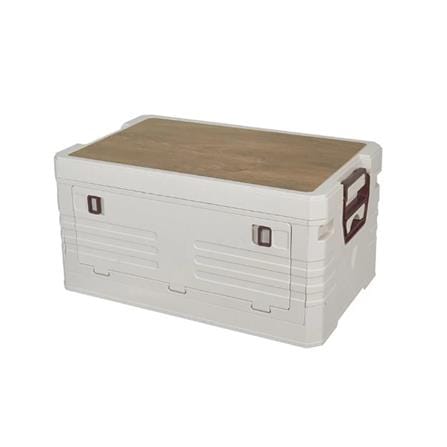 STORAGE BOX GLAM M 53X35X29CM WHITE