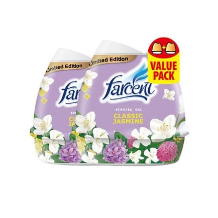 FARCENT SCENTED GEL 200G CLASSIC JASMINE TWIN PACK