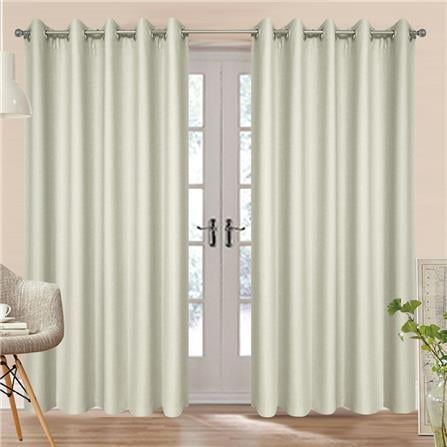 HOME LIVING STYLE CURTAIN EYELET FIELD 180X250CM CREAM