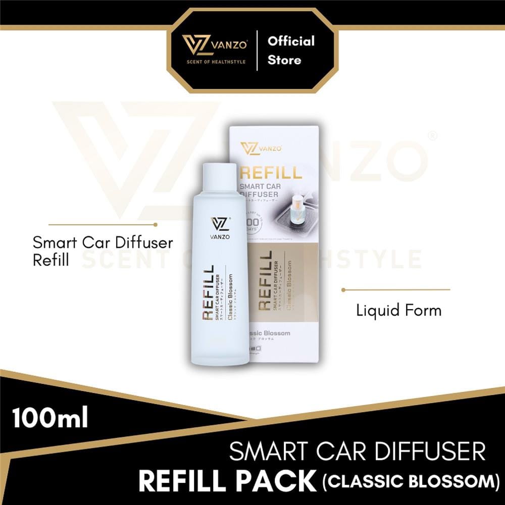 VANZO SMART CAR DIFFUSER REFILL CLASSIC BLOSSOM 100ML