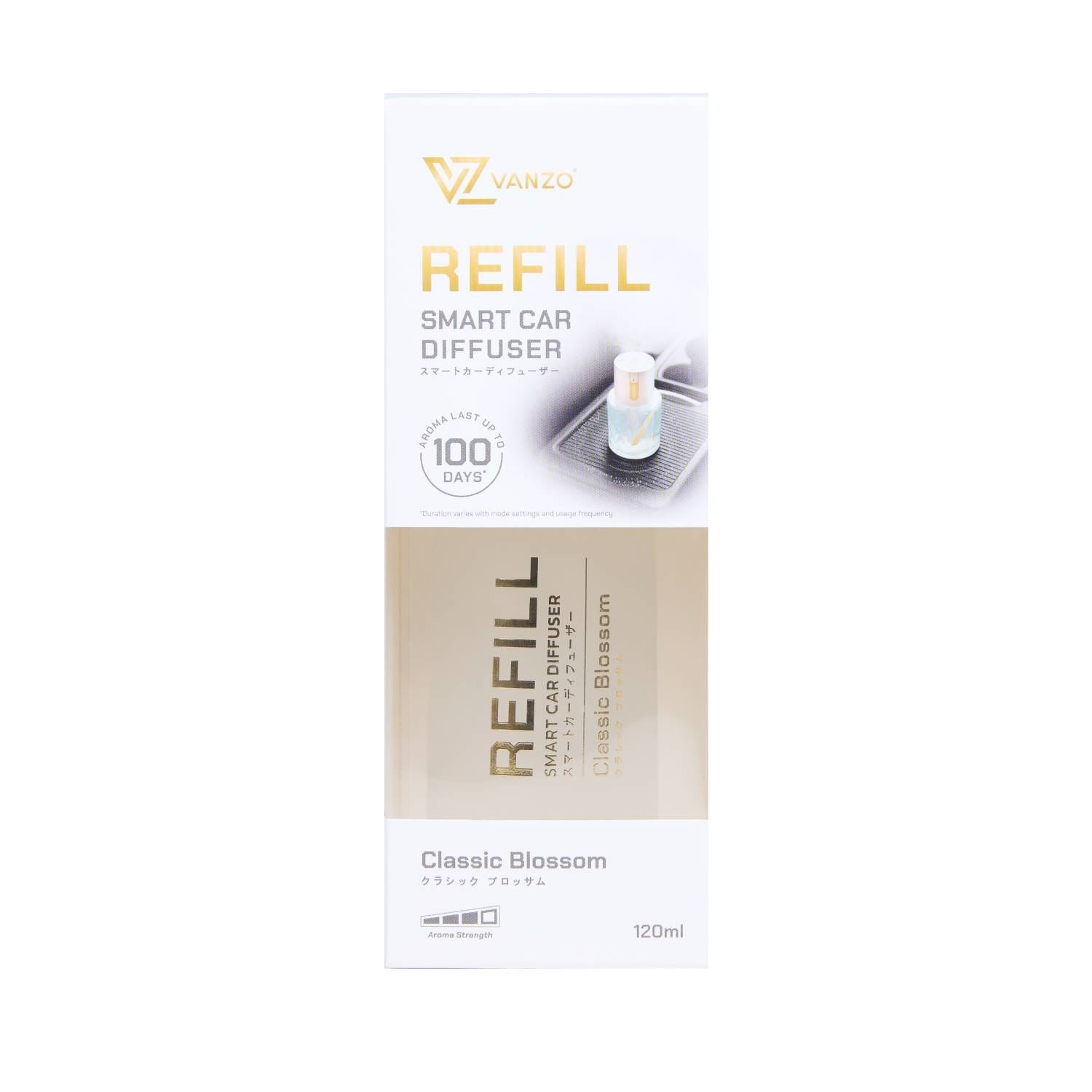 VANZO SMART CAR DIFFUSER REFILL CLASSIC BLOSSOM 100ML