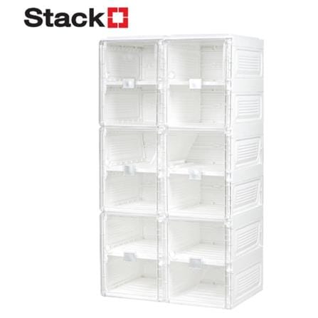 12-COMPARTMENT SHOEBOX CLAIRE 53X34X99CM