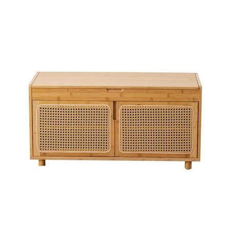 SHOE BENCH FURDINI MORI SL2440 90CM NATURAL