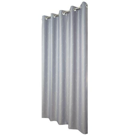 HOME LIVING STYLE CURTAIN EYELET STAR 180X220CM GRAY