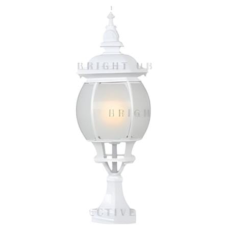 PRE-ORDER BRIGHT OBJECTIVES GATE LAMP 8806/S 755MM E27 WHITE