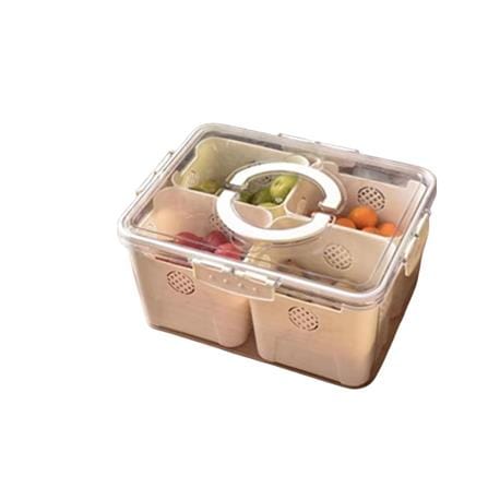FRIDGE STORAGE BOX WITH 4 COMPARTMENT 3000ML 3772H-4